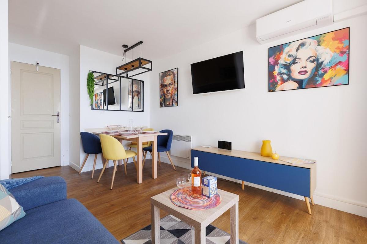 Piscine Vue Parking 4 Personnes Appartement Cannes